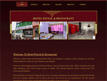 Tablet Screenshot of hotelpatyal.com